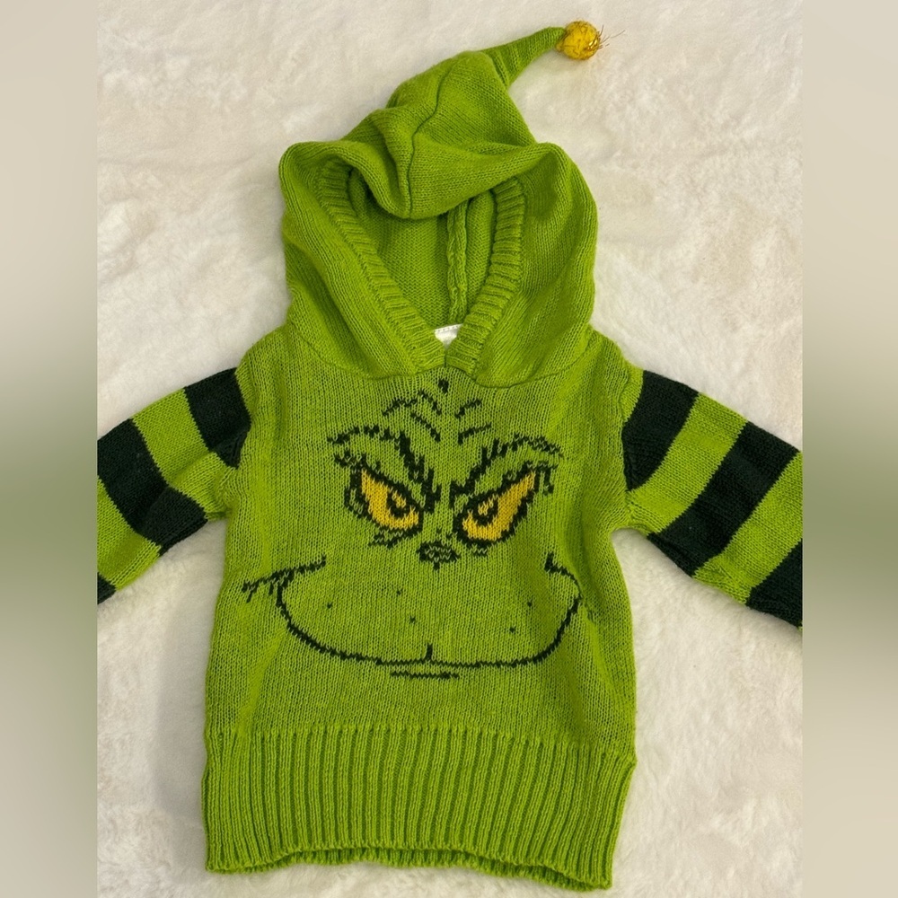 Grinch Christmas Sweater- size NB